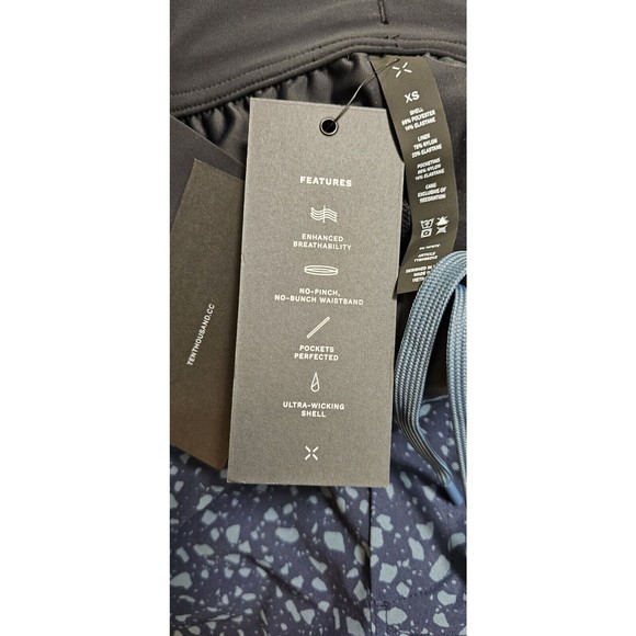 Ten Thousand Interval Shorts Men's Size XS Blue Black With Liner 9" New - Picture 8 of 8